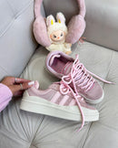 Tênis AD Bad Bunny x Campus Couro Rosa