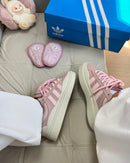 Tênis AD Bad Bunny x Campus Couro Rosa