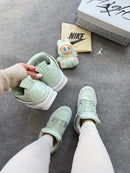 Tênis Feminino NK Jordan 4 Lançamento Pistache