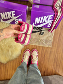 Tênis NK Dunk Branco Pink